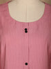 Pink Pleated Design Cotton Kurti - Diadem