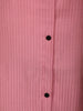 Pink Pleated Design Cotton Kurti - Diadem