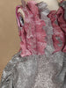 Pink Ruffle Design Giltter Party Gown for Girls - Diadem