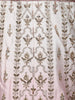 Pink and White Floral Embroidery Bridal Net Lehenga - Diadem