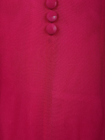 Pink panel Designed Anarkali Georgette Gown - Diadem