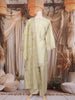 Pista Green Sequins Embroidered Design Crushed Material Palazzo Suit with Dupatta