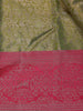 Pista Green Floral Woven Motifs Pure Kanchipuram Tissue Silk Saree - Diadem
