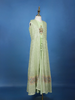 Pista Green Sequins Embroidery Net Gown - Diadem