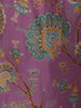 Plum Purple Floral Printed Cotton Salwar Suit - Diadem