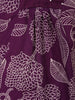 Plum Purple Floral Printed Cotton Salwar Suit - Diadem