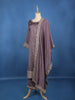 Purple Embellished Design Semi Silk Salwar Suit