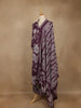 Purple Floral Printed Cotton Salwar Suit With Dupatta - Diadem