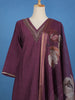 Purple Solid Design Cotton Salwar Suit