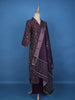 Purple Abstract Designed Cotton Salwar Suit - Diadem