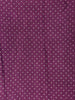 Purple Bandhani-Style Geometric Print Mul Mul Cotton Saree - Diadem