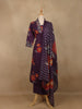 Purple Floral Design Printed Cotton Salwar Suit (Copy) (Copy) - Diadem