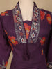 Purple Floral Design Printed Cotton Salwar Suit (Copy) (Copy) - Diadem