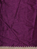 Purple Floral Design Satin Saree - Diadem
