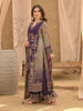 Purple Floral Embroidered Crepe Palazzo Salwar Suit Online - Diadem
