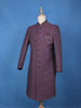Purple Floral Embroidered Jacquard Sherwani Suit - Diadem