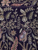 Purple Floral Embroidery Bridal Raw Silk Lehenga - Diadem