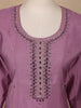 Purple Mirror Worked Cotton Salwar Suit - Diadem