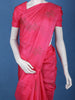 Rani Pink Leaf Design Zari Woven Soft Silk Saree - Diadem