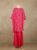 Rani Pink Printed Georgette Palazzo Salwar Suit - Diadem