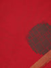 Red Butta Woven Design Cotton Saree