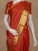 Red Butta Woven Pure Kanchipuram Silk Saree