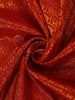 Red Butta Woven Pure Kanchipuram Silk Saree