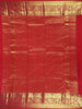 Red Diamond Butta Woven Pure Kanchipuram Silk Saree With Golden Zari Border - Diadem