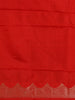Red Floral Butta  Woven Katan Banarasi Saree