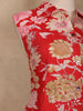 Red Floral Printed Cotton Kurti