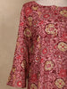 Red Floral Printed Design Cotton Kurti