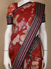 Red Floral Printed Kota Cotton Saree - Diadem