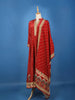 Red Floral Printed Synthetic Salwar Suit - Diadem