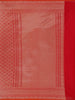 Red Floral Woven Banarasi Silk Saree - Diadem