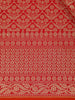 Red Floral Woven Banarasi Silk Saree - Diadem