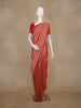 Red Floral Woven Banarasi Silk Saree - Diadem