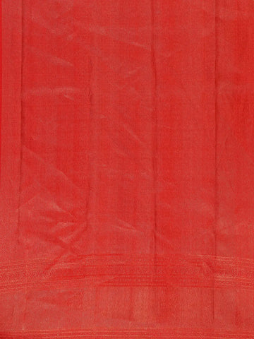 Red Floral Woven Pure Kanchipuram Silk Saree - Diadem