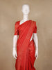 Red Floral Woven Pure Kanchipuram Silk Saree - Diadem