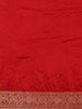 Red Paisley Woven Banarasi Silk Saree - Diadem