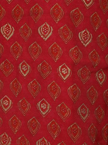 Red Diamond Designed Cotton Salwar Suit - Diadem