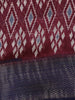 Red Diamond Designed Fancy Cotton Saree - Diadem