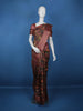 Red Floral Designed Chanderi Cotton Saree - Diadem