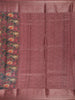 Red Floral Designed Chanderi Cotton Saree - Diadem