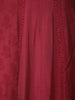 Red Floral Designed Cotton Anarkali Salwar Suit - Diadem