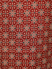 Red Floral Designed Cotton Salwar Suit - Diadem