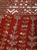 Red Floral Embroidered Net Lehenga for Brides - Diadem