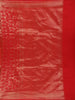 Red Floral Woven Banarasi Silk Saree - Diadem