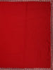 Red Satin Fancy Saree with Designed Border - Diadem