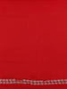 Red Satin Fancy Saree with Designed Border - Diadem