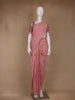 Rose Pink Floral Designed Organza Designer Saree - Diadem